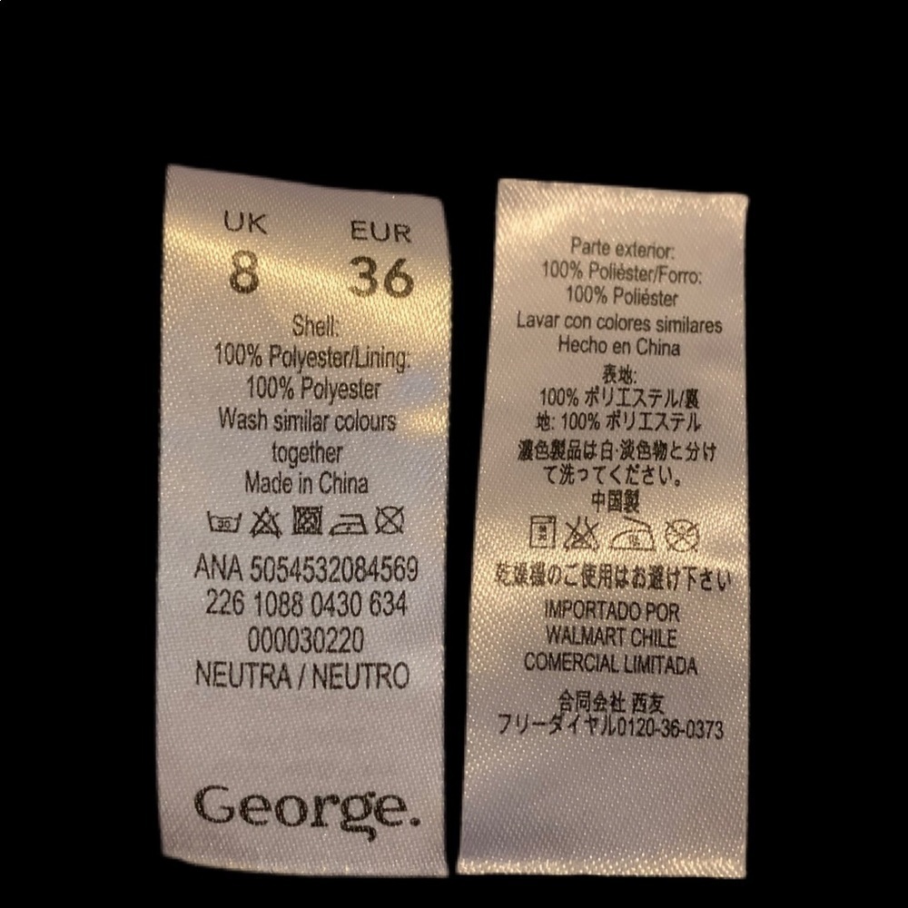 Woman’s Rain Jacket - George - Size UK 8 - Picture 7 of 7